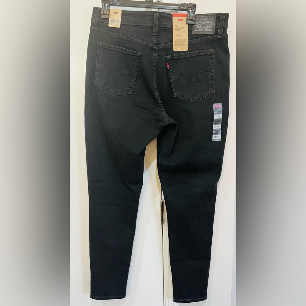 NWT 721 High Rise Skinny Levi's Women’s Black Jeans